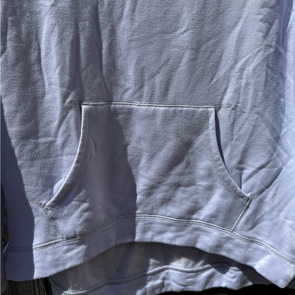 3/$15 CLEARANCE Workshop Lavender Purple Scoop Neck Soft Fleece Lined Sweatshirt - Picture 4 of 10